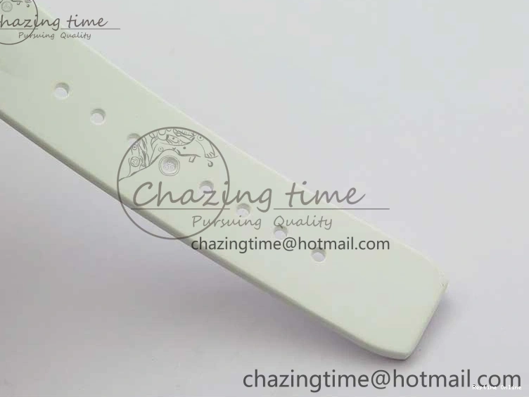 0112 Submariner Phantomlab Transparent KZF Best Edition Black Dial on White Rubber Strap VR StreetReady 2567